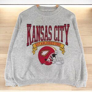 Kansas City Chiefs Est 1960 Classic Logo Sweatshirt Unisex Men Women